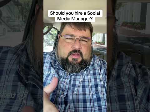 Don’t hire that full time social media manager.  It’s a scam. #socialmediamanager