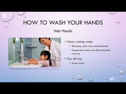 Handwashing video