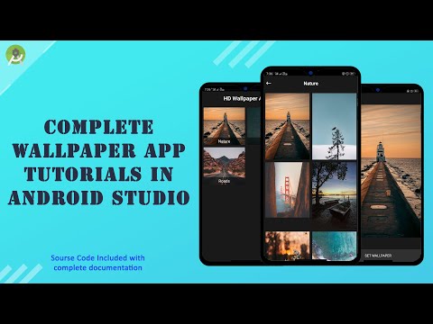Android Studio Complete HD Wallpaper App Tutorials | Create HD Wallpaper App in Android Studio