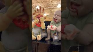 ZOMBIE BABIES LOVE TO SNACK! 😱❤️ #shorts #zombiesurvival #halloween #spirithalloween #zombieshorts