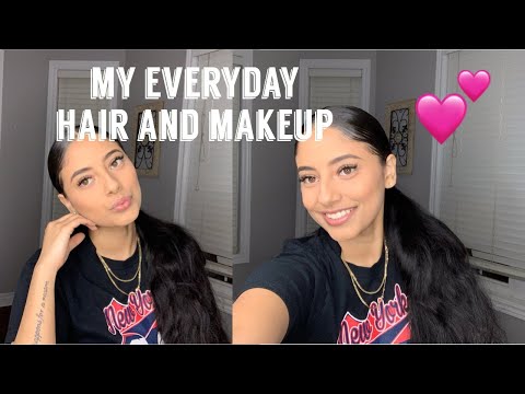 My Everyday Makeup & Hair 2019💕