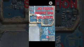 jio f220b insert sim solution/ jio phone sim not working
