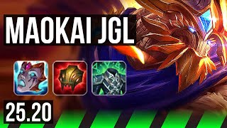 MAOKAI vs SYLAS (JGL) | Dominating | EUW Master | 25.20