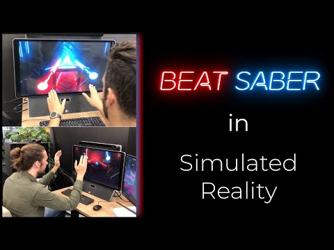 Playing Beatsaber in Simulated Reality