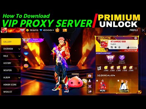 Free Fire VIP Proxy Server 🔥 Premium Unlock Reality Check | Safe Method Guide | KT GAMERZ