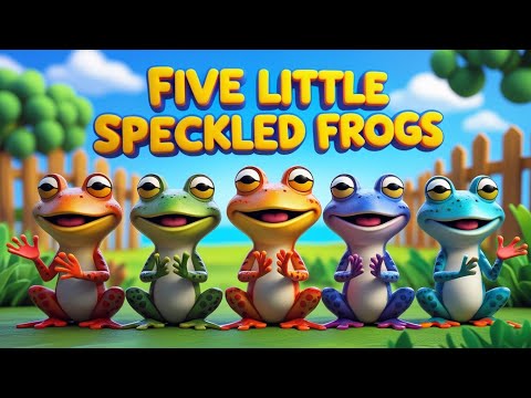 Five Little spackled Frogs 😍🤩🥳