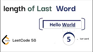 Length of last word||Leetcode 58