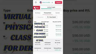 DERIV BOT TRADING PROFIT. #deriv #livetrading #binarybot #tradingbot #trending #derivbot