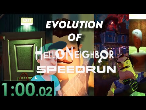 Evolution of Hello Neighbour SpeedRuns