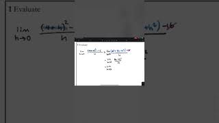 Evaluating limits algebraically ASMR