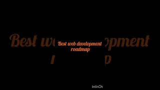 Best web development roadmap #webdevelopmentroadmap #viral