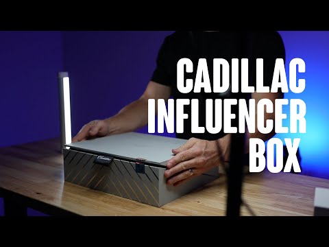 Influencer Box Design for Cadillac Launches Their Electric Vehicles