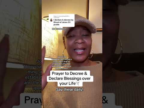 Prayer to decree blessings over your life!