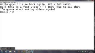 Starting making app hacks.