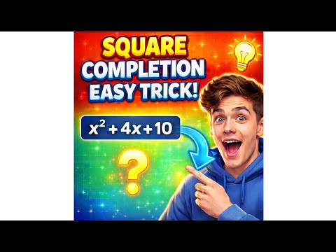 How to complete the square | step by step explanation. Like share and subscribe❤