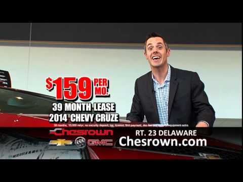 Chevy Cruze at Chesrown: No Money Down October 2014
