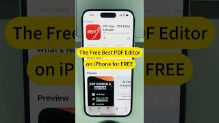 Best Free PDF Editor for iPhone - PDFgear