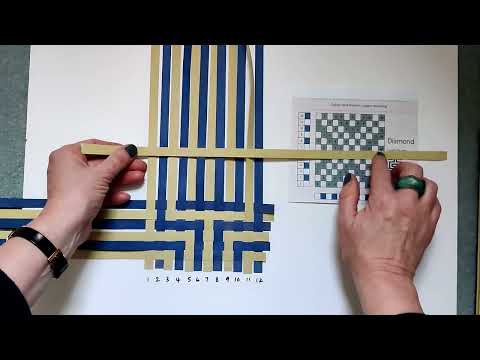 TES Paper Weaving 01 Diamond Effect