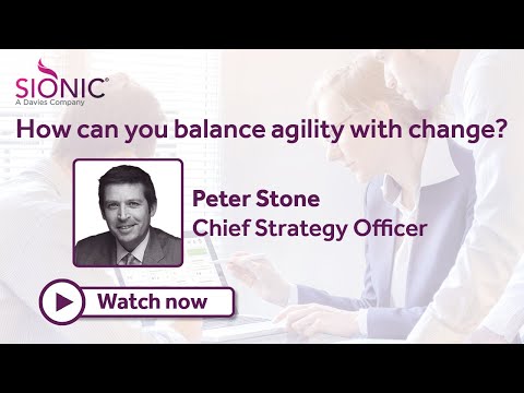 How can you balance agility with change?