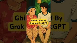 The Ghibli trend with Grok3. #ghibli #trending #grok3 #chatgpt #viralshort #youtubeshorts