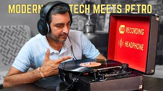 Listen to real sound, not digital! 🎧 Vinyl Player that records on USB