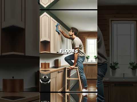 Speed Cleaning a Kitchen