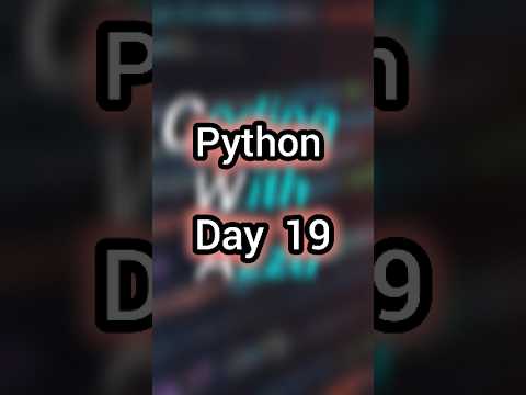 Python Day 19 Quiz | 100 Days Python Challenge | Test Your Python Skills #codingwithazzu