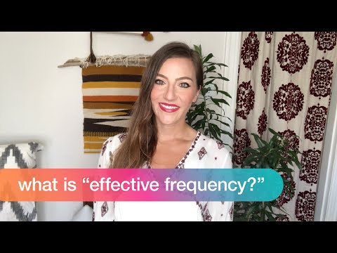 What is "effective frequency"?