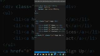 Html project | Modern Animated Navigation Bar HTML code |  #keralacoder #projects