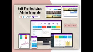 Bootstrap Admin Dashboard With Admin Theme – Soft Pro