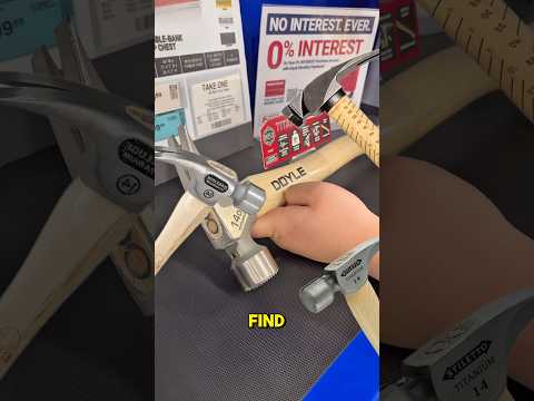 Best Affordable Framing Hammer!#shorts #hammer #cheap #handtools #harborfreight #harborfreighttools