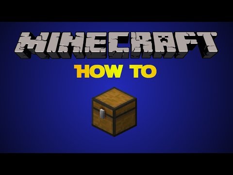 Minecraft : How to make a Piston Chest