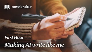 Matching your writing style with AI! Your First Hour in Novelcrafter - Novelcrafter Live
