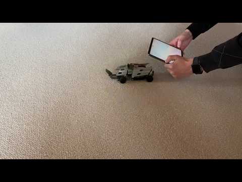Controlling a LEGO Micro Scout via Swift Playgrounds on iPadOS