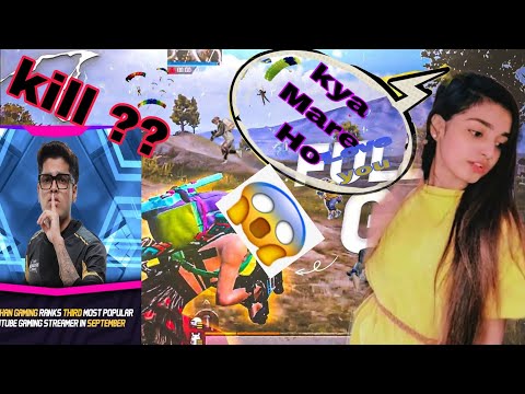 Omg!! Etane sare anmi🥰#1vs8.4.3😂 or #bgmi ladki 😍kill??😘#;-Akash Yt gamer102