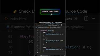 Glow-On-Hover Button • Neon Gradient Animation using Pure HTML & CSS
