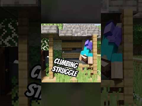 Steve vs. The Roof – A Climbing Disaster! – Minecraft Animation