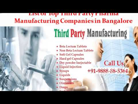 Third party manufacturing company in bangalore