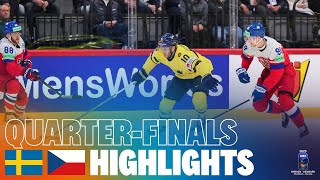Highlights: SWEDEN vs CZECHIA | 2025 #MensWorlds #IIHF