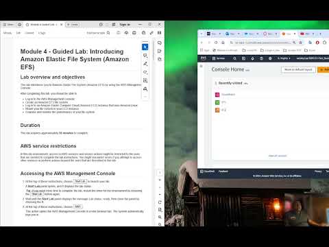 AWS Module 4 - Guided Lab:  Introducing Amazon EFS