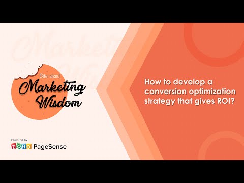 How to develop a conversion optimization strategy that gives ROI?
