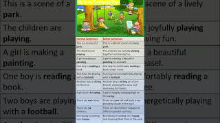 Picture Composition| Description of a Park #shorts   #writingskills Class- to 10th