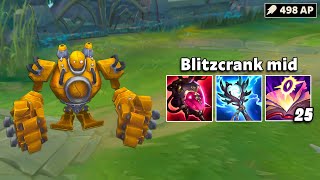 THE FUNNY BUILDS ARE BACK (MALIGNANCE BLITZCRANK MID)