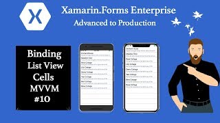 Xamarin Forms List View Cell MVVM First Approach #10