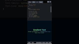 CSS Gradient Text