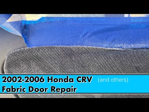 Honda CR-V Door Panel Fabric Repair DIY 