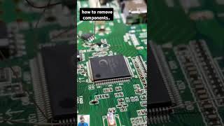 cara mencabut komponen mesin #electronic #component #shortvideo #technology