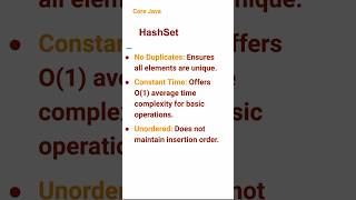 HashSet  (101) #corejava