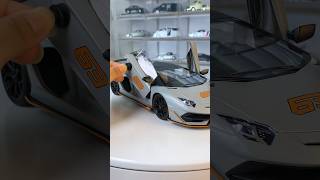 Miniature Lamborghini Aventador SVJ63 diecast model car #carmodel #mohinhxe