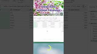 Clean Data In Excel without any formula and By using Power Query #excel #powerquerytutorial #coding